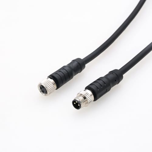 DRRI 3-poliger M8-Stecker, Stecker auf Buchse, Luftfahrt-Sensor-Stecker, PVC-geschirmtes elektrisches Kabel für industrielle Automatisierungsgeräte von DRRI