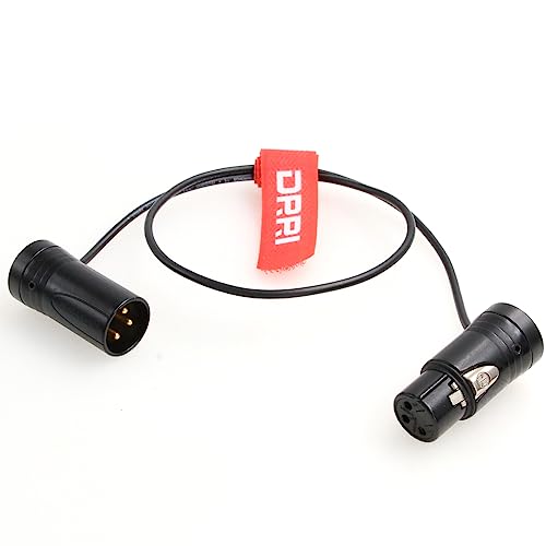 DRRI Low-Profile NEUTRIK XLR 3Pin Buchse auf Stecker Audiokabel für Soundgeräte 302 552 633 688 788T | Zaxcom Gerät | Sennheiser MKE 600 DRRI Low-Profile NEUTRIK XLR 3Pin Buchse auf Stecker Audiokabel für Soundgeräte 302 552 633 688 788T | Zaxcom Gerät | Sennheiser MKE 600 von DRRI