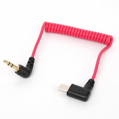 DRRI Tentacle Sync 3,5-mm-Klinkenstecker auf Micro-USB, rechtwinklig, Timecode-Kabel für Sony FX3/FX30 A1 A7Siii von DRRI