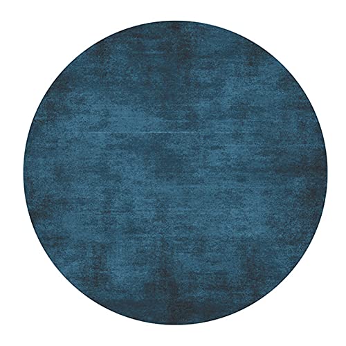 DRSFF Massivfarbe Rundfläche Teppiche für Wohnzimmer Schlafzimmer Nachttisch Einfache Teppich 80 cm 100 cm 120 cm 140 cm 160cm 200 cm rutschfeste Waschbare Bodenmatten von DRSFF