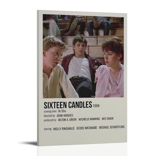DRU I WQBRBH Sixteen Candles Ästhetisches Wandkunst-Poster für Wohnzimmer, Schlafzimmer, dekorativer Gemälde-Cover-Druck, 30 x 45 cm, Rahmenstil DRU I WQBRBH Sixteen Candles Ästhetisches Wandkunst-Poster für Wohnzimmer, Schlafzimmer, dekorativer Gemälde-Cover-Druck, 30 x 45 cm, Rahmenstil von DRU I WQBRBH