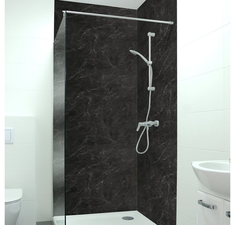 DRUCK-EXPERT Duschrückwand Premium Duschrückwand - langlebiger Fliesensticker aus 0,4 mm selbstklebenden Hart-PVC DRUCK-EXPERT Duschrückwand Premium Duschrückwand - langlebiger Fliesensticker aus 0,4 mm selbstklebenden Hart-PVC von DRUCK-EXPERT