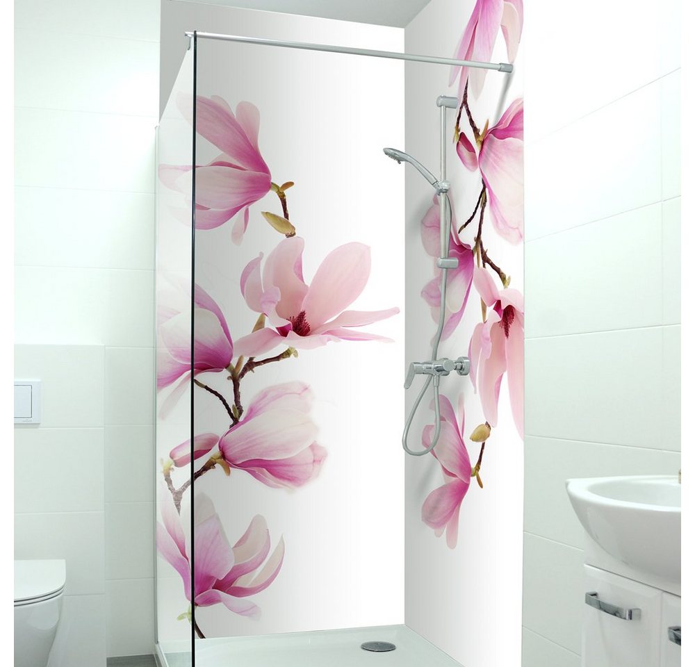 DRUCK-EXPERT Duschrückwand Premium Duschrückwand - langlebiger Fliesensticker aus 0,4 mm selbstklebenden Hart-PVC DRUCK-EXPERT Duschrückwand Premium Duschrückwand - langlebiger Fliesensticker aus 0,4 mm selbstklebenden Hart-PVC von DRUCK-EXPERT