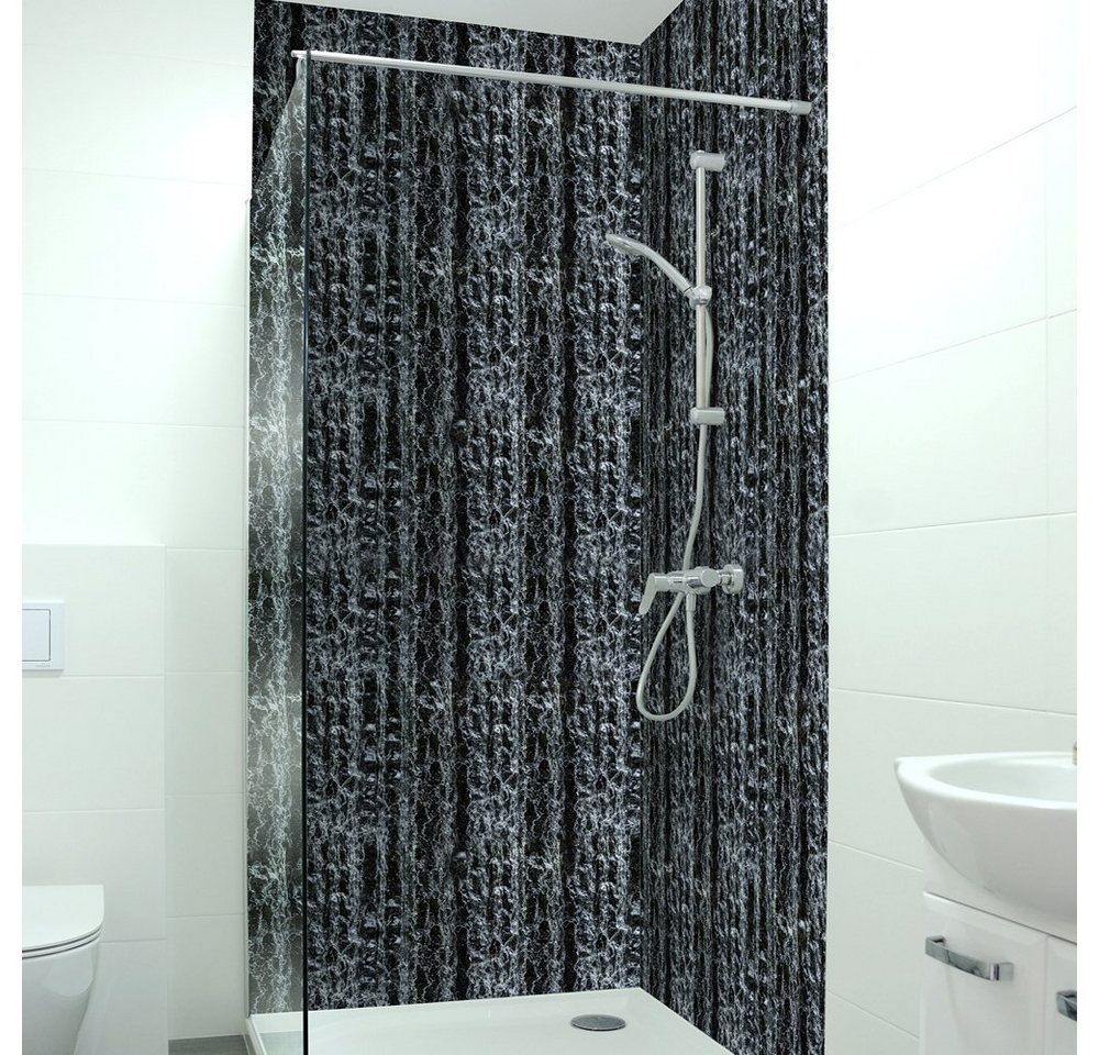 DRUCK-EXPERT Duschrückwand Premium Duschrückwand - langlebiger Fliesensticker aus 0,4 mm selbstklebenden Hart-PVC DRUCK-EXPERT Duschrückwand Premium Duschrückwand - langlebiger Fliesensticker aus 0,4 mm selbstklebenden Hart-PVC von DRUCK-EXPERT
