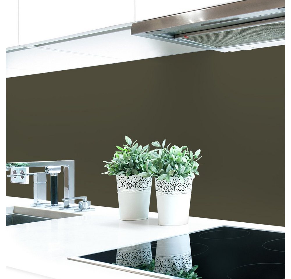 DRUCK-EXPERT Küchenrückwand Küchenrückwand Grautöne Unifarben Hart-PVC 0,4 mm selbstklebend von DRUCK-EXPERT