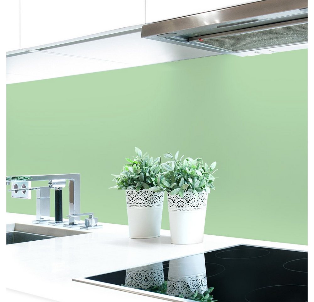 DRUCK-EXPERT Küchenrückwand Küchenrückwand Grüntöne 2 Unifarben Hart-PVC 0,4 mm selbstklebend von DRUCK-EXPERT