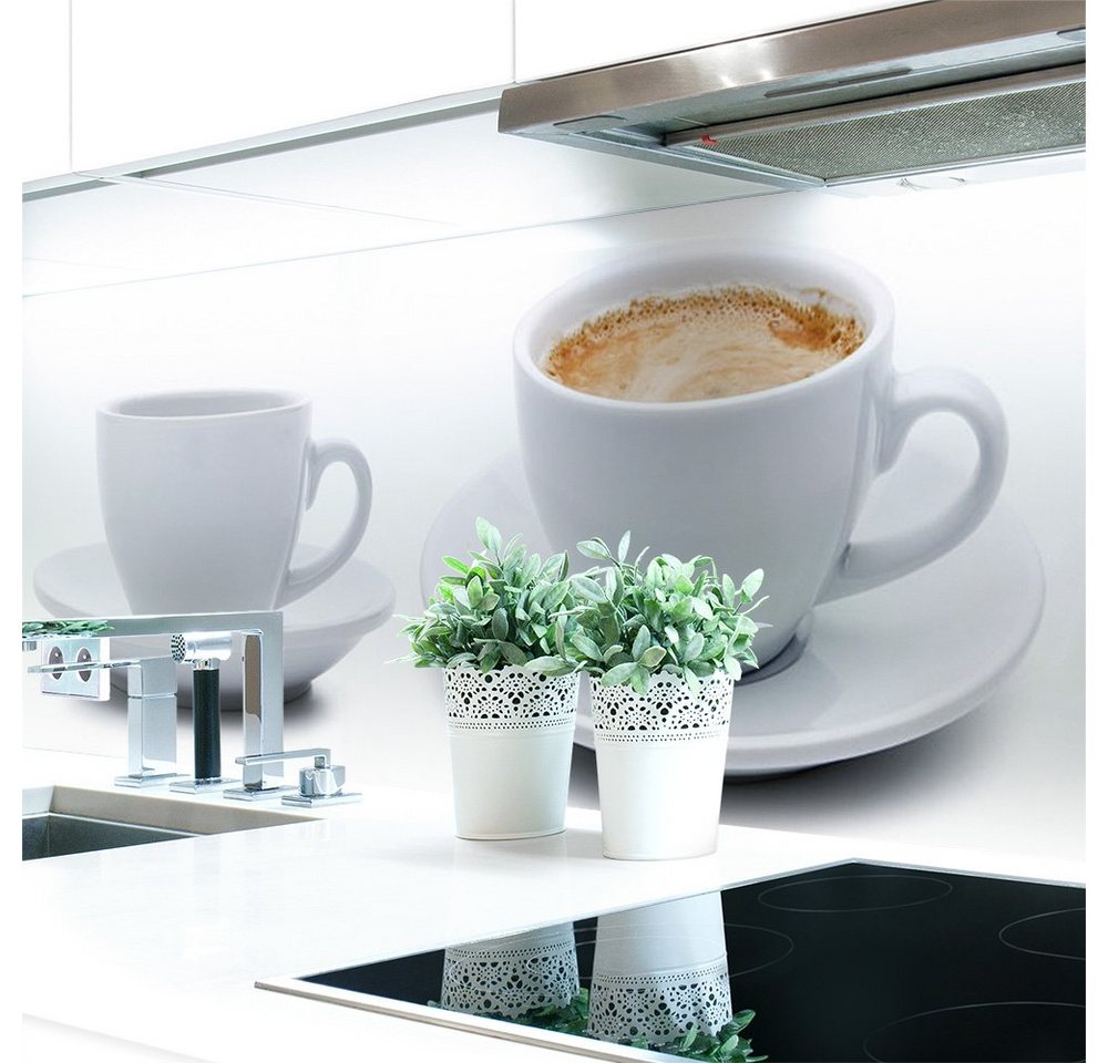 DRUCK-EXPERT Küchenrückwand Küchenrückwand Kaffee Tasse Hart-PVC 0,4 mm selbstklebend von DRUCK-EXPERT