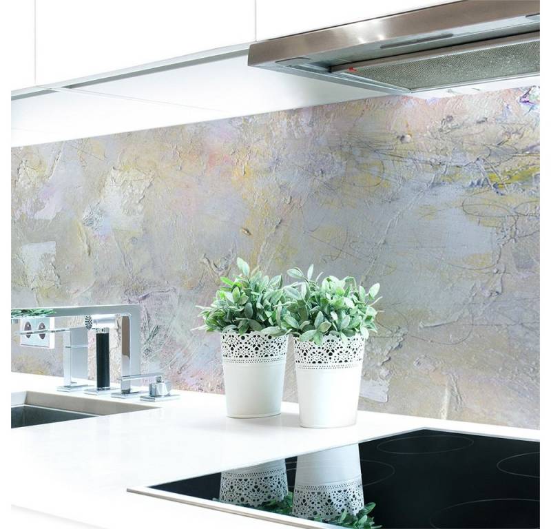 DRUCK-EXPERT Küchenrückwand Küchenrückwand Malerei Abstrakt Hart-PVC 0,4 mm selbstklebend von DRUCK-EXPERT