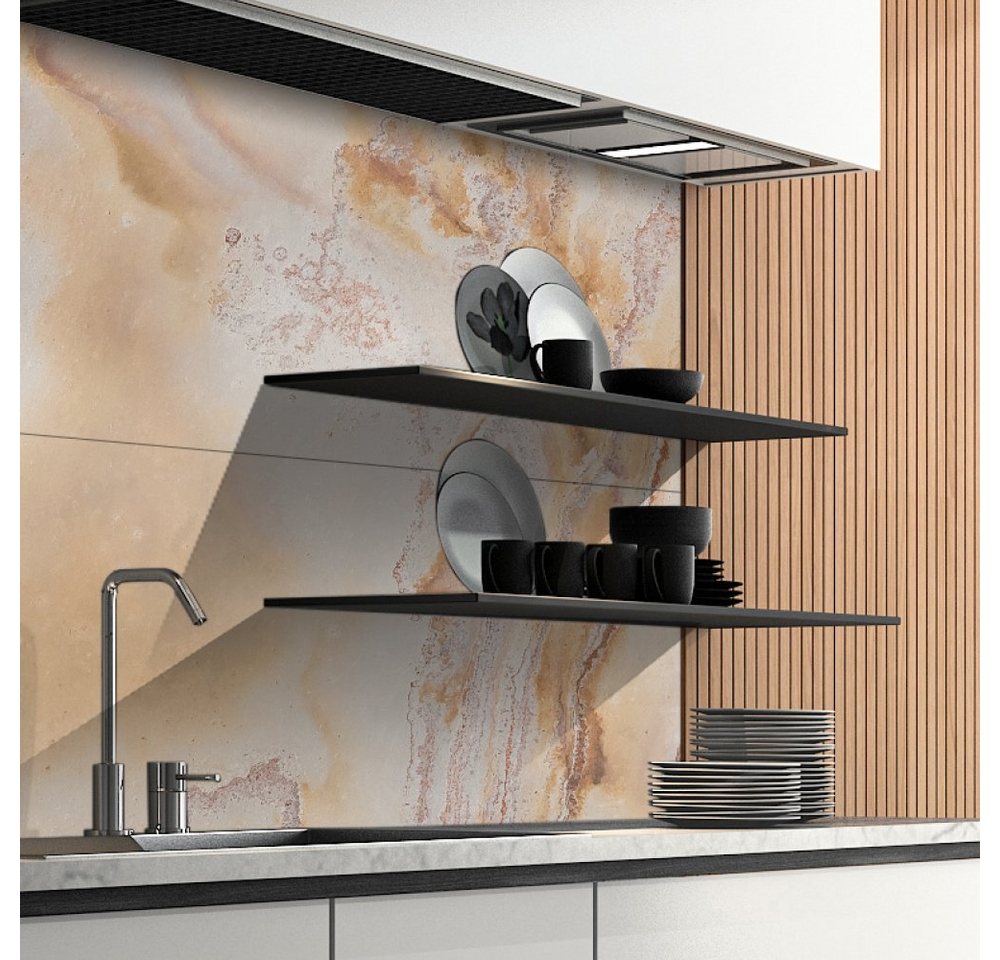 DRUCK-EXPERT Küchenrückwand Naturstein aus 100 % Echtstein - jede Platte ein Unikat von DRUCK-EXPERT