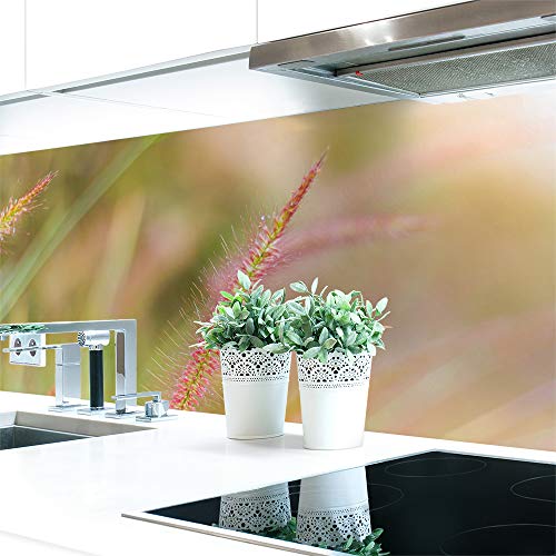 Küchenrückwand Gras Blüte Premium Hart-PVC 0,4 mm selbstklebend - Direkt auf die Fliesen, Größe:280 x 60 cm Küchenrückwand Gras Blüte Premium Hart-PVC 0,4 mm selbstklebend - Direkt auf die Fliesen, Größe:280 x 60 cm von DRUCK-EXPERT