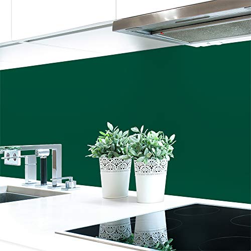 Küchenrückwand Grüntöne Unifarben Premium Hart-PVC 0,4 mm selbstklebend, Größe:280 x 60 cm, Ral-Farben:Moosgrün ~ RAL 6005 von DRUCK-EXPERT