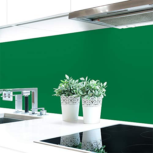 Küchenrückwand Grüntöne Unifarben Premium Hart-PVC 0,4 mm selbstklebend, Größe:Materialprobe A4, Ral-Farben:Smaragdgrün ~ RAL 6001 von DRUCK-EXPERT