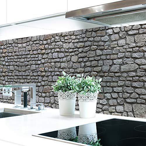 Küchenrückwand Naturstein Grau Premium Hart-PVC 0,4 mm selbstklebend- Direkt auf die Fliesen, Größe:160 x 51 cm Küchenrückwand Naturstein Grau Premium Hart-PVC 0,4 mm selbstklebend- Direkt auf die Fliesen, Größe:160 x 51 cm von DRUCK-EXPERT