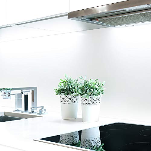 Küchenrückwand Pur Weiß Premium Hart-PVC 0,4 mm selbstklebend - Direkt auf die Fliesen, Größe:280 x 60 cm Küchenrückwand Pur Weiß Premium Hart-PVC 0,4 mm selbstklebend - Direkt auf die Fliesen, Größe:280 x 60 cm von DRUCK-EXPERT