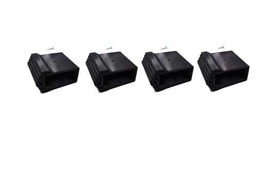 4x Leiterfüße Set für Traversen Aussenschuh in verschiedenen Größen aus TPU UV-Resist passend für viele Leitertypen Holmgrößen Anti Rutsch (58x25) von DRUCK SOLUTIONS