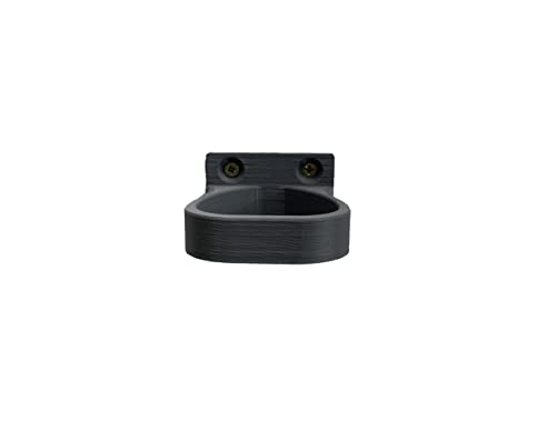 Akku Wandhalterung passend für Dremel oder Bosch Akkus (1-fach Akku Halter, grau) Praktisch und Stabil für doe Ordnung in der Werkstatt von DRUCK SOLUTIONS