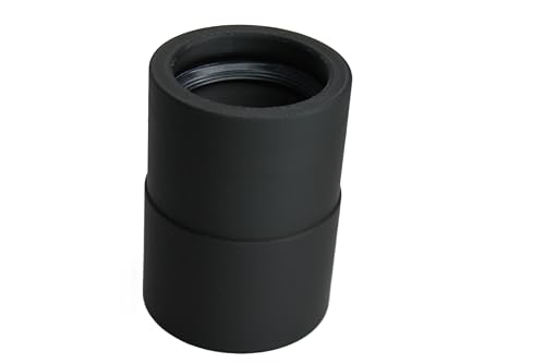 DRUCKKRAFT Adapter Ø 50 mm Spiralschlauch - Absaugschlauch | Werkstattabsaugung | Absauganlage | Absaugrohr | Schnellkupplung | Luftreiniger | Rauchabsaugung (Schlauch Linksgewinde, DN50 mit Muffe) von DRUCKKRAFT