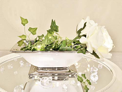 25 cm Dekoschalen Keramikschale Hochzeitsdeko Pflanzgefäße Tischdeko Blumenschale Silberschale Blumengefäß Schale Obst Bonbonschale Tafelaufsatz Nostalgie Obstschale 25 cm Dekoschalen Keramikschale Hochzeitsdeko Pflanzgefäße Tischdeko Blumenschale Silberschale Blumengefäß Schale Obst Bonbonschale Tafelaufsatz Nostalgie Obstschale von DRULINE