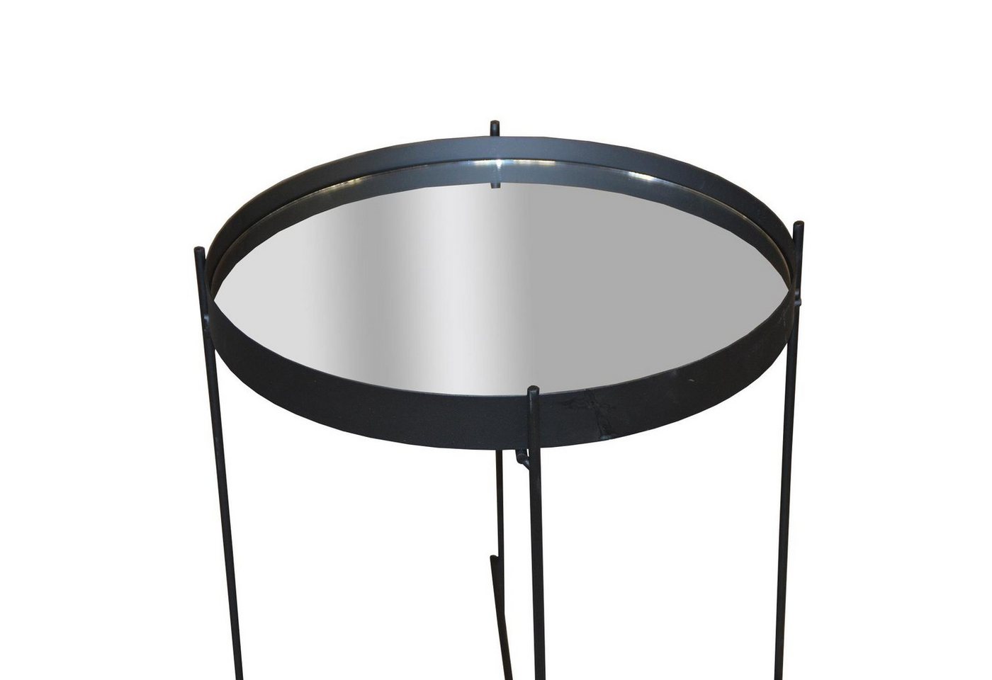 DRULINE Beistelltisch Spiegeltablett mit Ständer Ø 36 cm, Höhe 43 cm von DRULINE