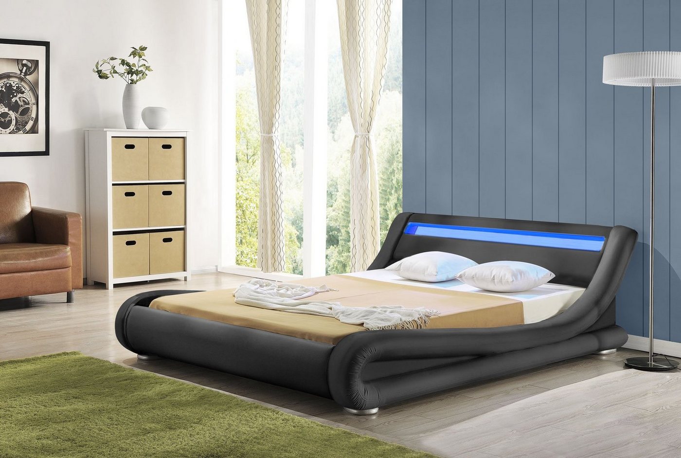 DRULINE Bett LED Bett Diablo von DRULINE