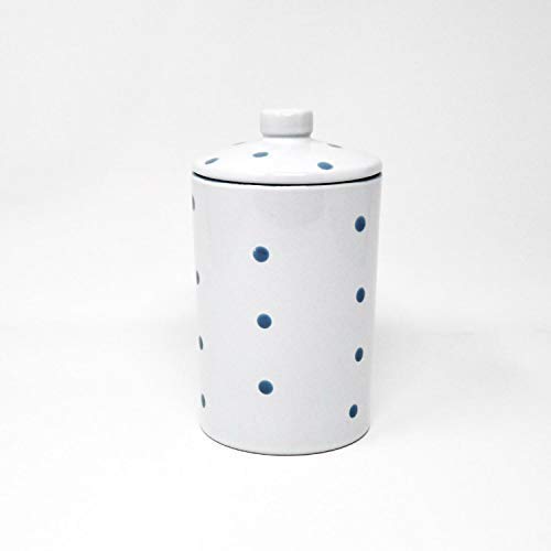 DRULINE DOTS Kombiservice White: Vorratsdose Weiss/Petrol von DRULINE