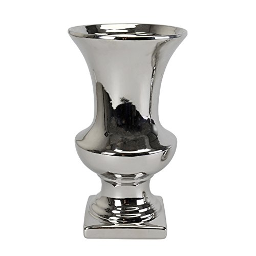 Ø 13 cm Blumentopf Vase Deko Hochzeitsdeko Übertopf Blumenvase Amphore Pflanzgefäß Pflanztopf Hochzeitstischdeko Keramik Vase Tischvase Silber Amphorenvase Trompetenvase Deko Vase Hochzeitsdekoration Ø 13 cm Blumentopf Vase Deko Hochzeitsdeko Übertopf Blumenvase Amphore Pflanzgefäß Pflanztopf Hochzeitstischdeko Keramik Vase Tischvase Silber Amphorenvase Trompetenvase Deko Vase Hochzeitsdekoration von DRULINE
