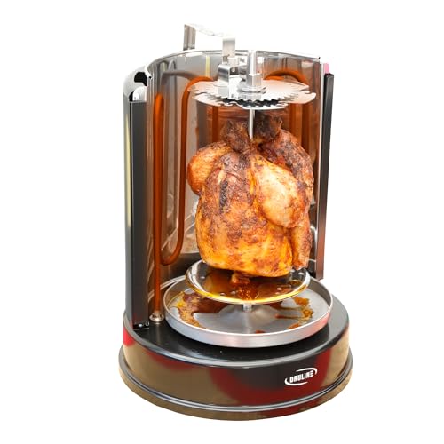 Sale 1.400W Dönergrill Schaschlikgrill Rotissiere Hähnchengrill Gyros Kebab Drehspieß von DRULINE