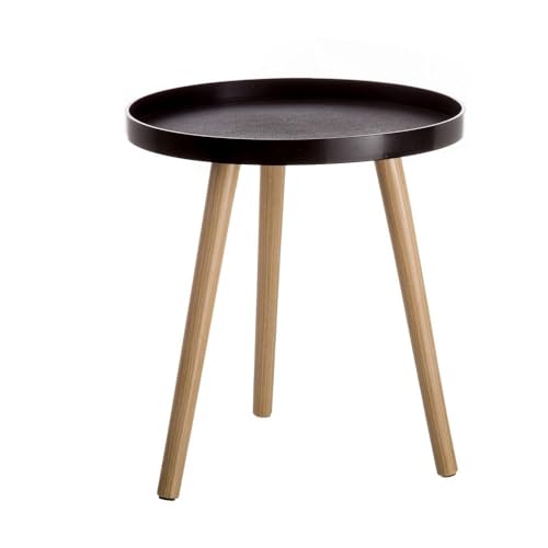 Beistelltisch aus PP und MDF in Schwarz und Natur Beistelltisch aus PP und MDF in Schwarz und Natur von DRW