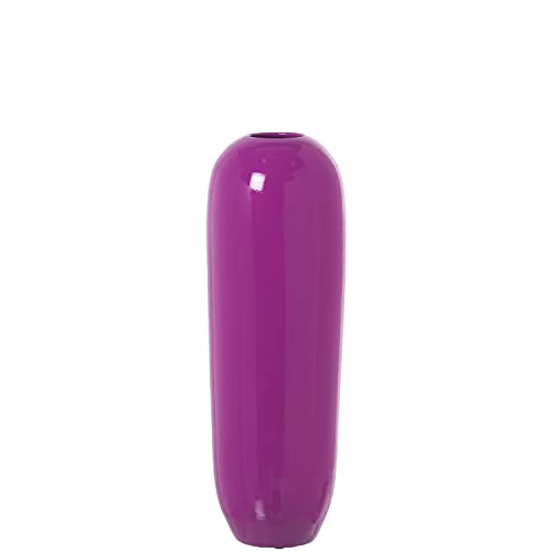 DRW Bodenvase aus Keramik in Violett, glänzend, 60 x 19 x 19 cm DRW Bodenvase aus Keramik in Violett, glänzend, 60 x 19 x 19 cm von DRW