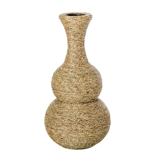 Bodenvase aus Seegras, natürlich, 29 x 29 x 58 cm Bodenvase aus Seegras, natürlich, 29 x 29 x 58 cm von DRW