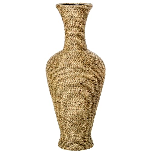 Bodenvase aus Seegras, natürlich, 31 x 31 x 72 cm Bodenvase aus Seegras, natürlich, 31 x 31 x 72 cm von DRW