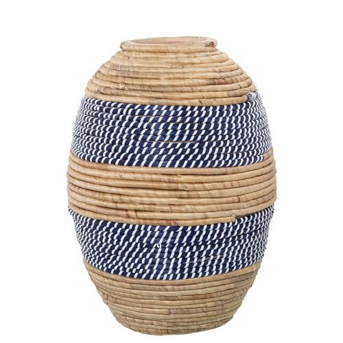 Bodenvase mit Meergras, Natur und Blau, 30 x 42 cm Bodenvase mit Meergras, Natur und Blau, 30 x 42 cm von DRW
