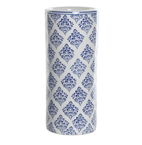 DONREGALOWEB DRW Schirmständer rund Porzellan blau mit weißen Blumen DONREGALOWEB DRW Schirmständer rund Porzellan blau mit weißen Blumen von DRW