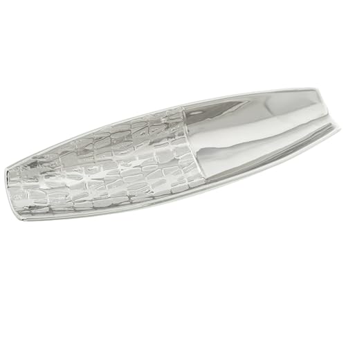 DRW 61494 Verlängerter Keramiktisch in Silber, 33,5 x 10,5 x 4,5 cm, Medidas, 5x10,5x4,5cm DRW 61494 Verlängerter Keramiktisch in Silber, 33,5 x 10,5 x 4,5 cm, Medidas, 5x10,5x4,5cm von DRW