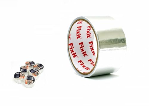 DRW Aluminium-Klebeband, 6 Stück, 48 mm x 5 m DRW Aluminium-Klebeband, 6 Stück, 48 mm x 5 m von DRW