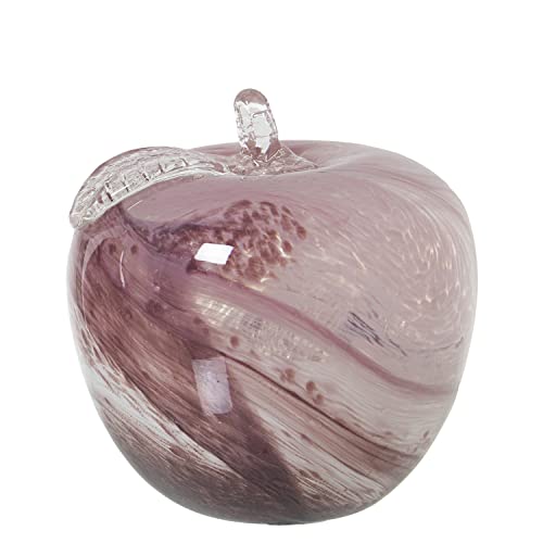 DRW Apfelfigur, Glas, gesprenkelt, Erdrosa, Ø 13 x 12,5 cm DRW Apfelfigur, Glas, gesprenkelt, Erdrosa, Ø 13 x 12,5 cm von DRW