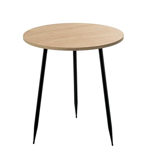 DRW Beistelltisch aus Holz und Metallbeine in Natur und Schwarz, 40 x 40 x 43,5 cm DRW Beistelltisch aus Holz und Metallbeine in Natur und Schwarz, 40 x 40 x 43,5 cm von DRW