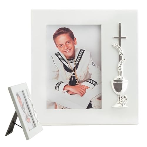 DRW Bilderrahmen zur Erstkommunion, Silber, 10 x 15 cm, 18 x 1 x 20 cm DRW Bilderrahmen zur Erstkommunion, Silber, 10 x 15 cm, 18 x 1 x 20 cm von DRW