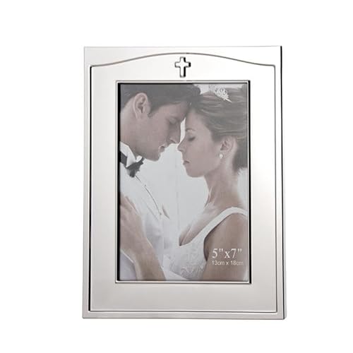 DRW Bilderrahmen zur Erstkommunion oder Hochzeit, silberfarben, 13 x 18 cm, 17 x 23 cm DRW Bilderrahmen zur Erstkommunion oder Hochzeit, silberfarben, 13 x 18 cm, 17 x 23 cm von DRW
