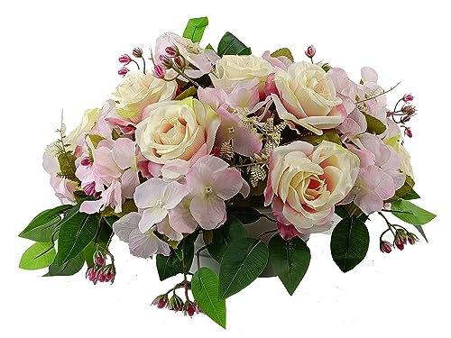 DRW Blumenzentrum, Polyester, Rosa, 30x50 cm von DRW