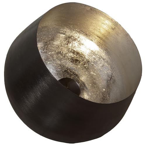 DRW Bodenlampe aus Metall in Schwarz und Silber, 50 x 50 x 47 cm DRW Bodenlampe aus Metall in Schwarz und Silber, 50 x 50 x 47 cm von DRW