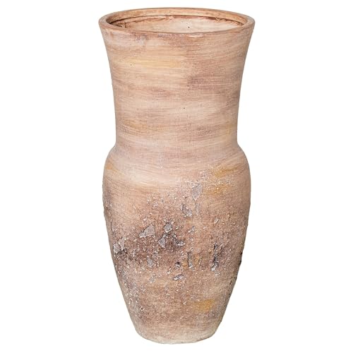 DRW Bodenvase aus Keramik in rustikalem Braun, 20 x 20 x 41 cm DRW Bodenvase aus Keramik in rustikalem Braun, 20 x 20 x 41 cm von DRW