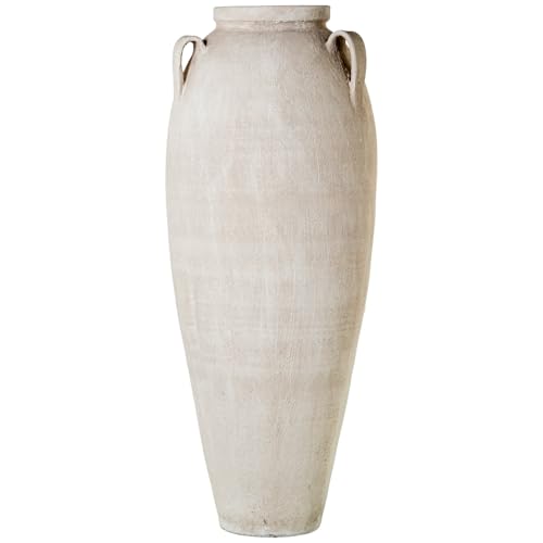 DRW Bodenvase aus Keramik mit 3 Griffen, Sandbeige, 35 x 35 x 100 cm DRW Bodenvase aus Keramik mit 3 Griffen, Sandbeige, 35 x 35 x 100 cm von DRW