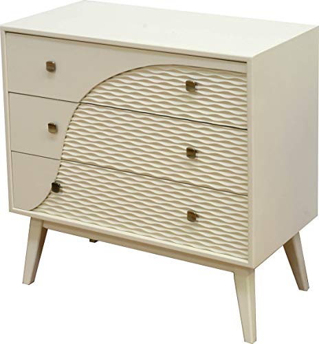 DRW DRW098060 Kommode Beige Holz Moderne Linie Simple 807840 cm, Maße von DRW