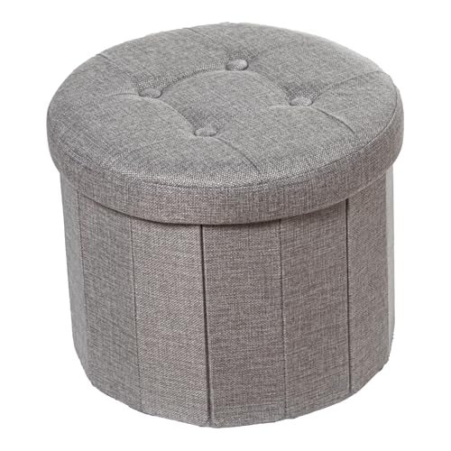 DRW Faltbarer Sitzsack mit Stauraum aus Polyester, Grau, 38 x 38 x 38 cm DRW Faltbarer Sitzsack mit Stauraum aus Polyester, Grau, 38 x 38 x 38 cm von DRW