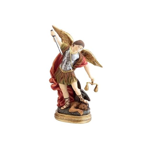 DRW Figur Erzengel St. Michael 20 cm hoch, Mehrfarbig, estandar von DRW