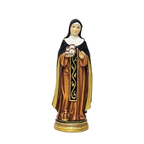 DRW Figur Santa Eduviges Harz handbemalt, 12 cm von DRW