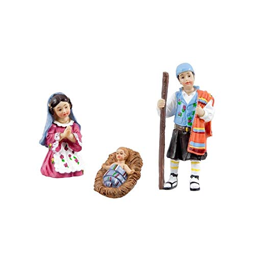 DRW Geheimnis Fallero 3 Stück Harz handbemalt, 8 cm DRW Geheimnis Fallero 3 Stück Harz handbemalt, 8 cm von DRW