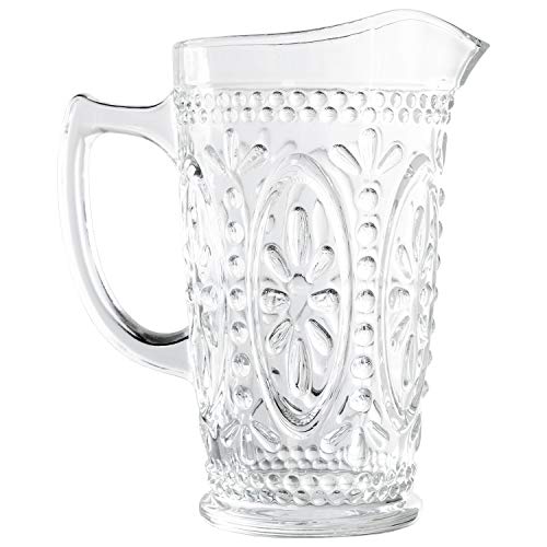 DRW Glaskaraffe 1,5 l, transparent, Maße: 1,5 l von DRW