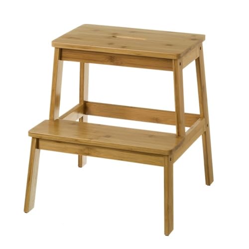 DRW Hocker mit 2 Höhen aus Holz in Natur DRW Hocker mit 2 Höhen aus Holz in Natur von DRW